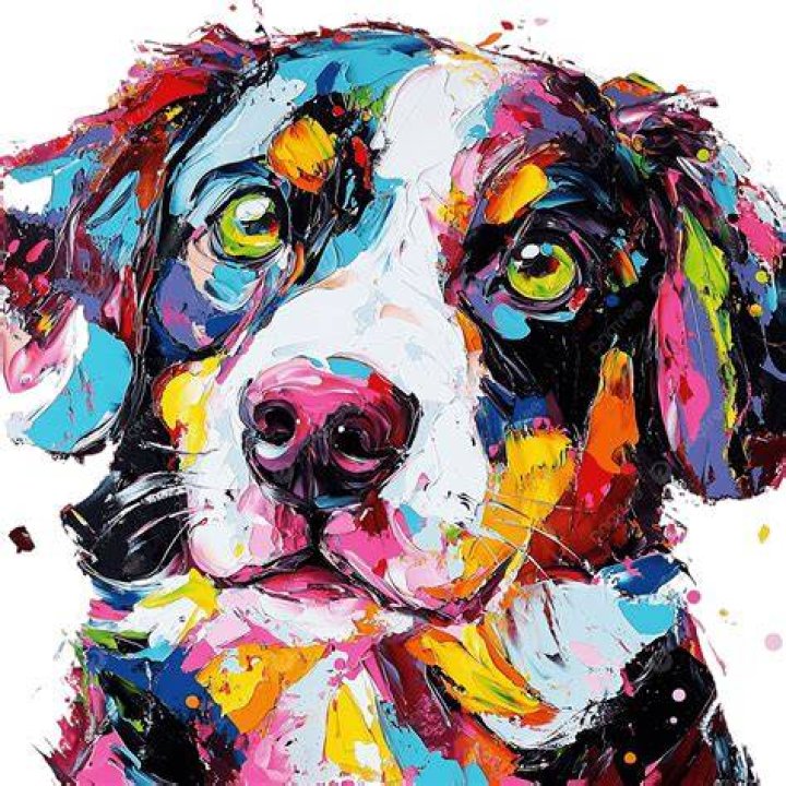 Abstract Dog Grooming