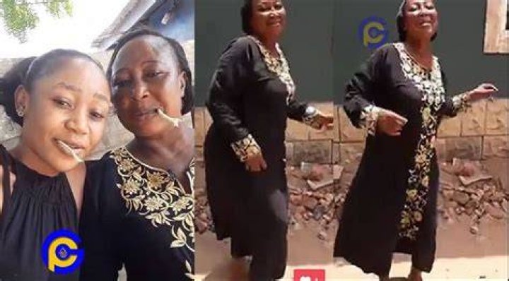 Akuapem Poloo mother Maa Lydia Amponsah.