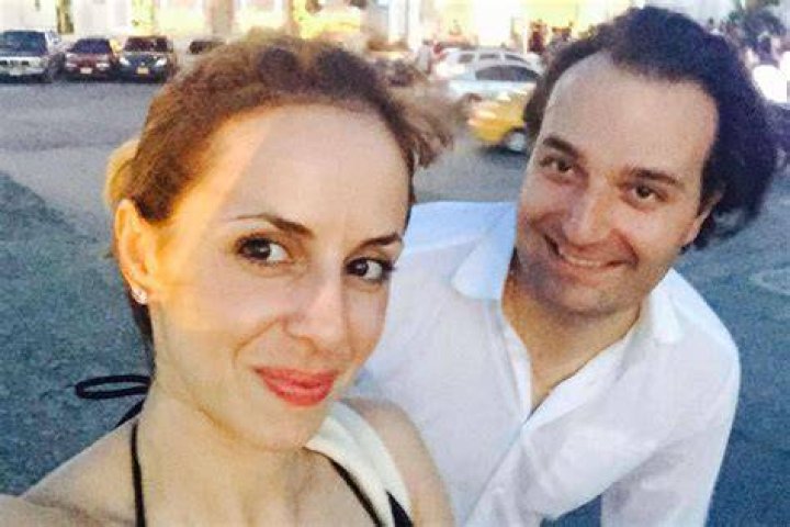 Ana Walshe with her husband and kids