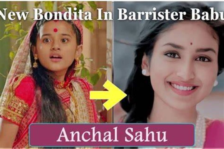 Anchal Sahu with young Bondita aka Aurra Bhatnagar