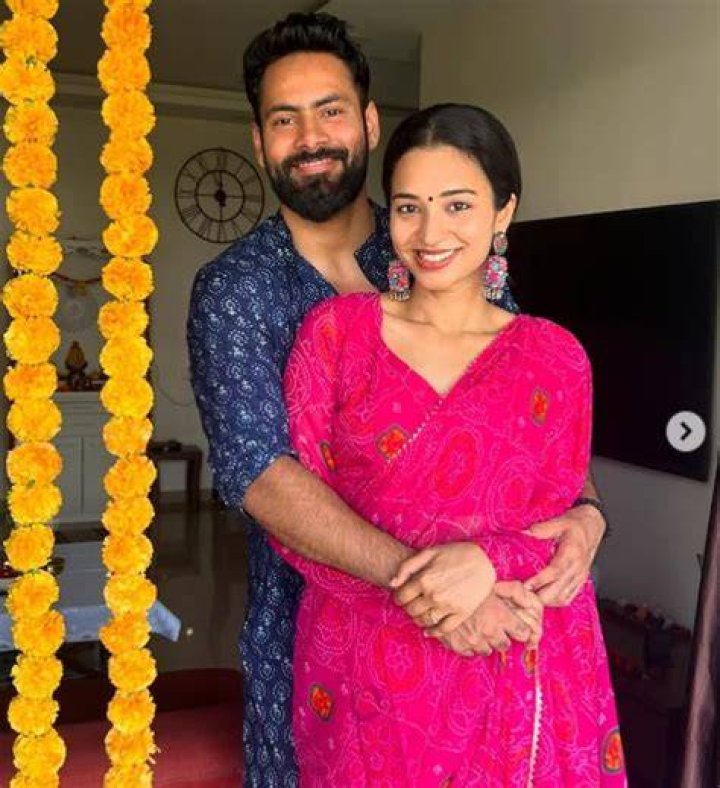 Anjali Ryot with her husband