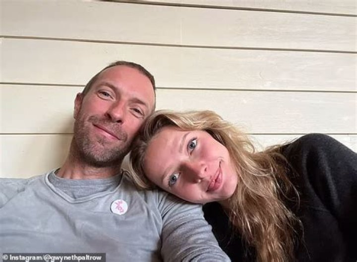 Apple Martin and her father