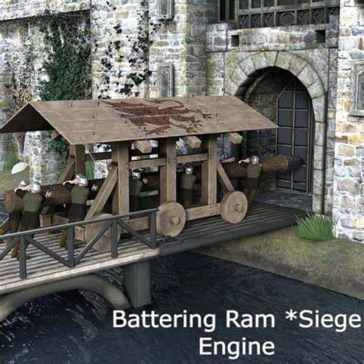 Battering Ram Destroys Wall