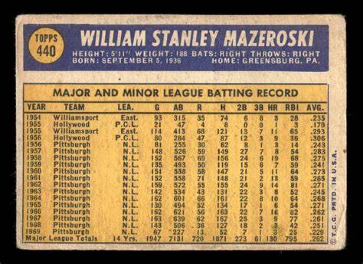 Bill Mazeroski