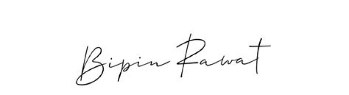 Bipin Rawat Signature