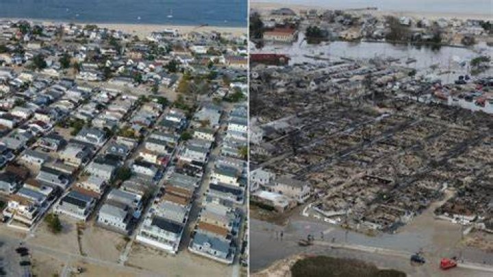 Breezy Point Homes Before After Hurricane Sandy