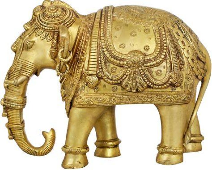 Decorated Elephant Statue