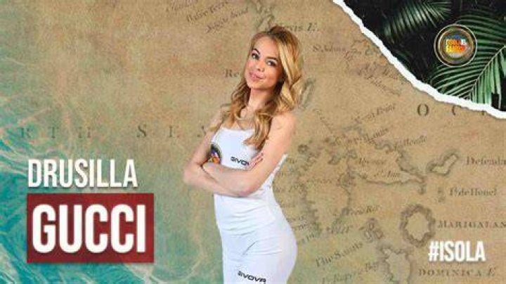 Drusilla Gucci contested in L'Isola dei Famosi