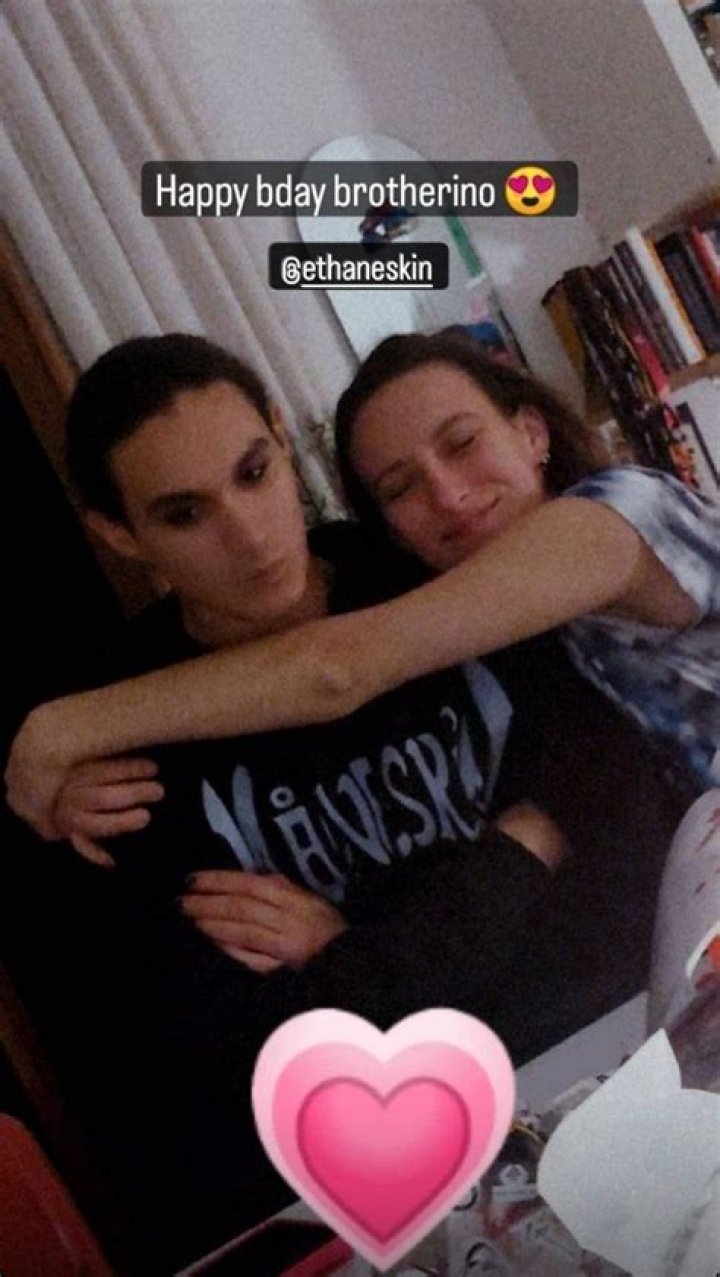 Ethan Torchio with his sister Jackie Lola