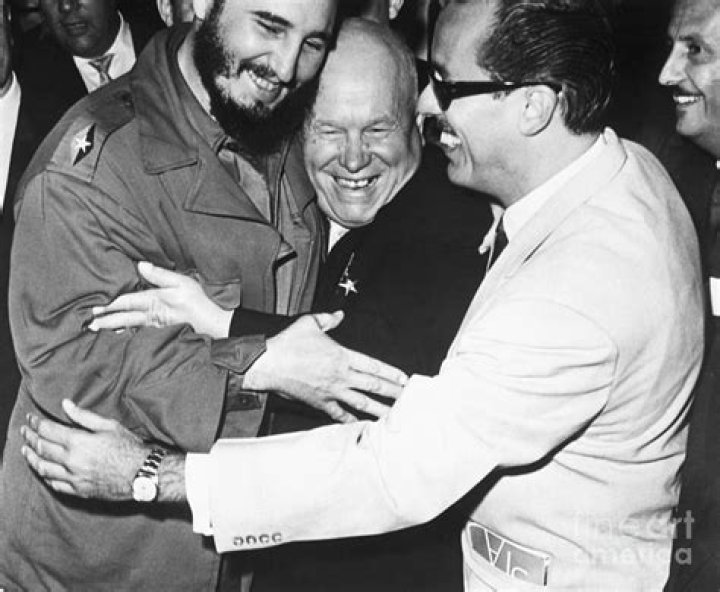 Fidel Castro And Nikita Krushchev