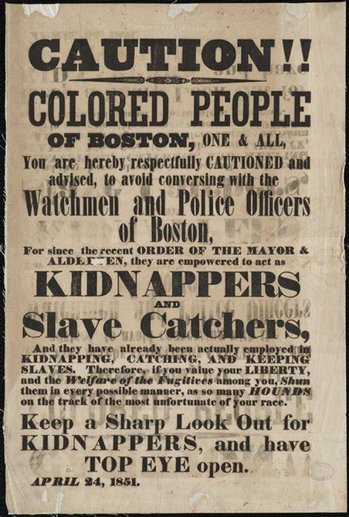 Fugitive Slave Law Warning