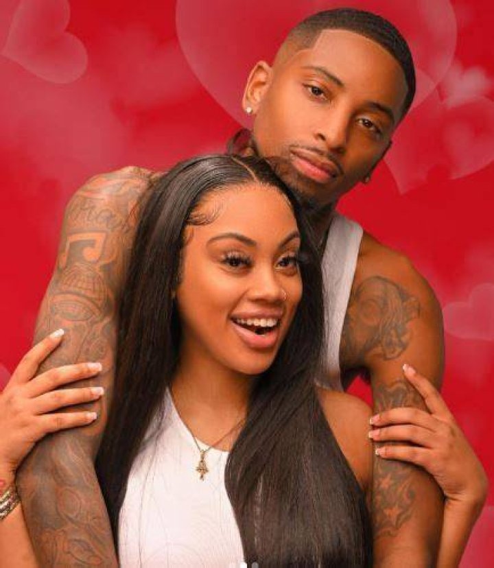 Funny Mike with his girlfriend