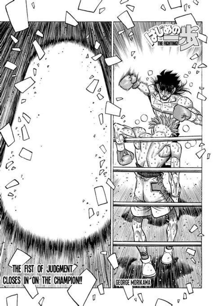 Hajime No Ippo Chapter 1442 release date