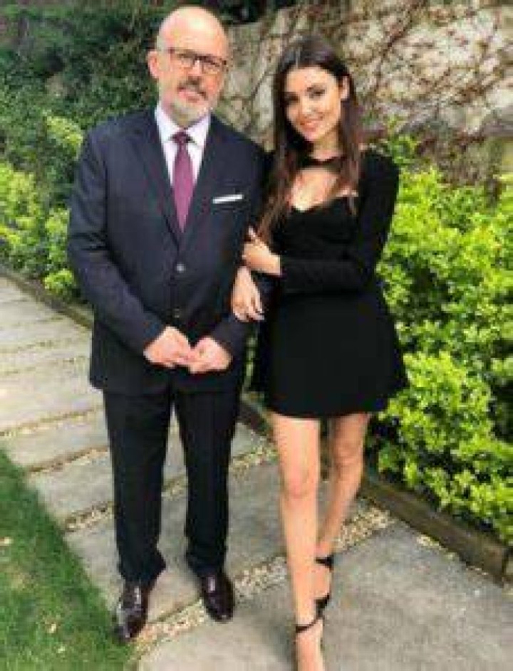 Hande with her dad Kaya Er&ccedil;el