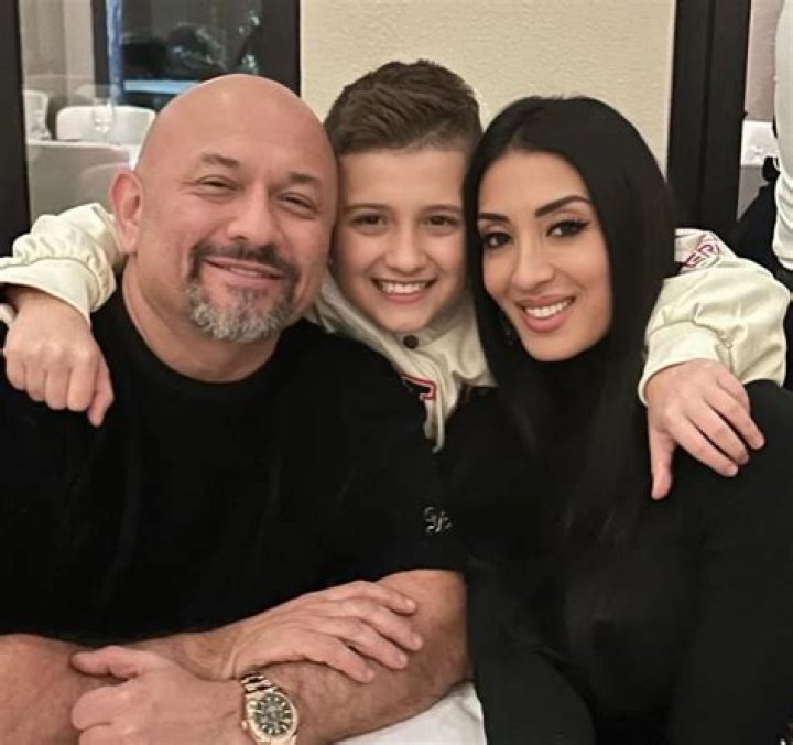 Hany Rambod with his wife and son