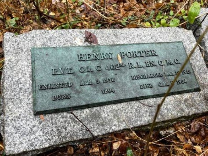 Henry Porter Gravestone