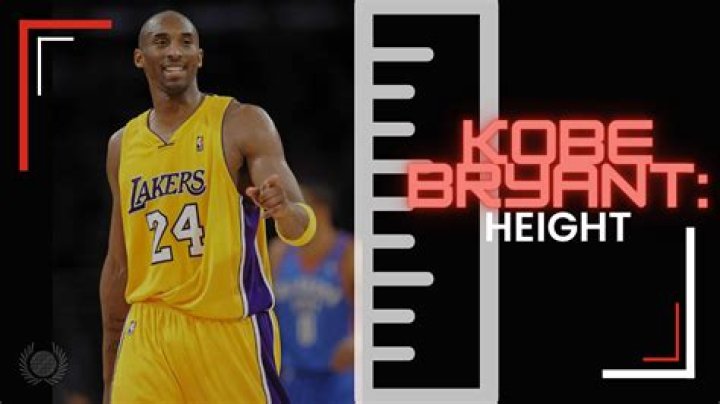 How tall is Kobe Bryant