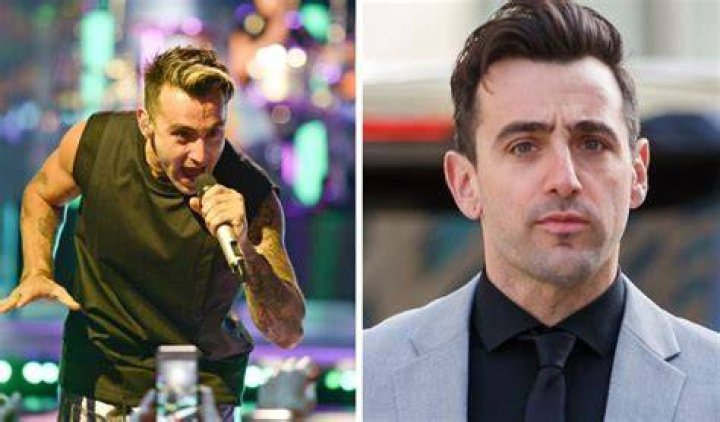 Jacob Hoggard with his current wife