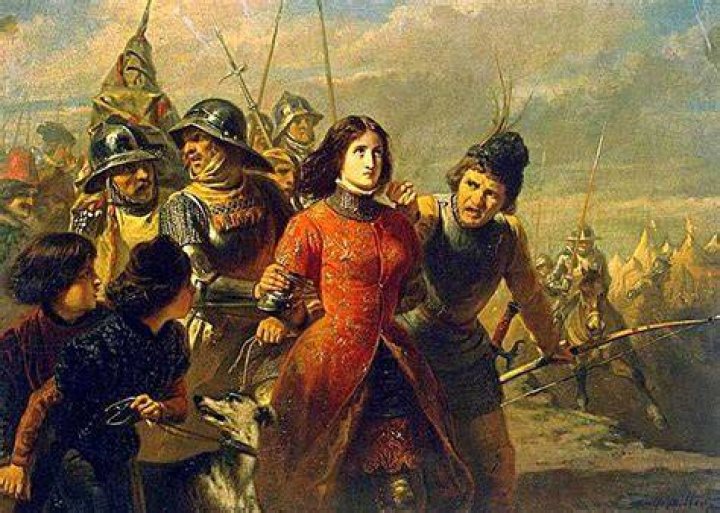 Joan Of Arc Being Captured