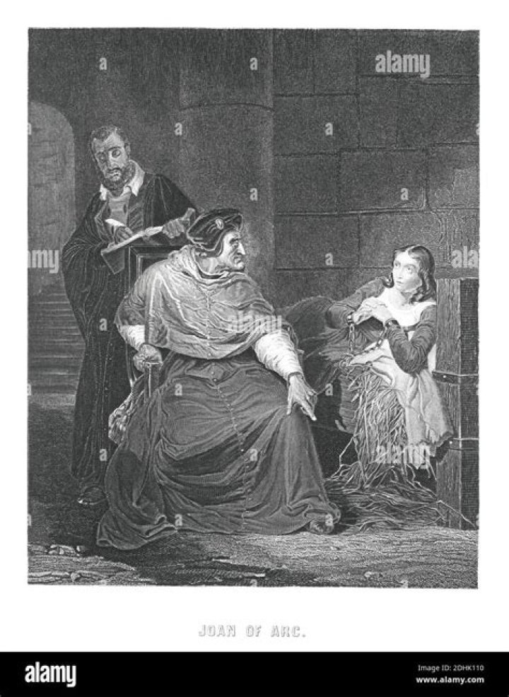 Joan Of Arc Being Interrogated