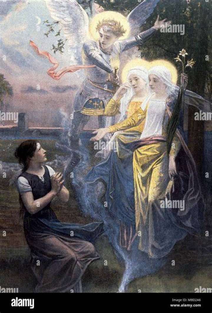 Joan Of Arc Listening To Angels Voices