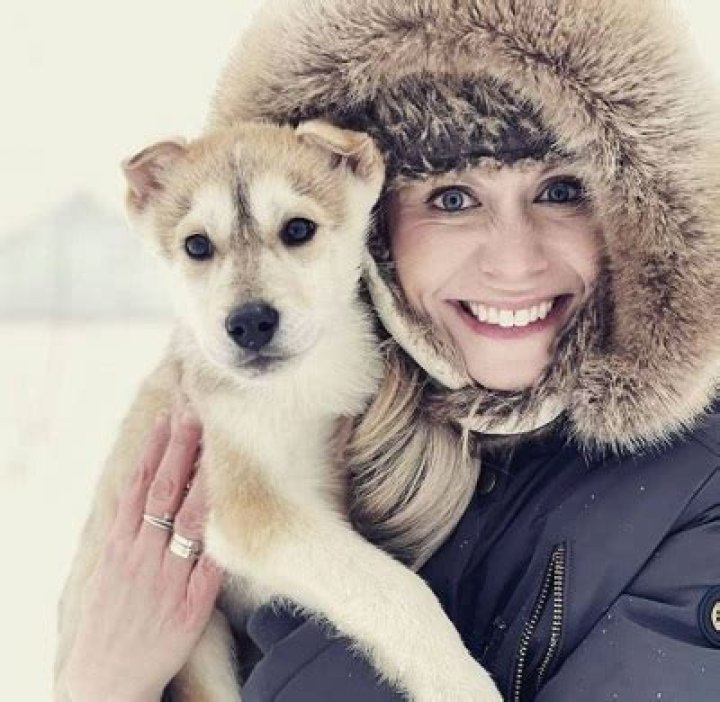 Kelly Tshibaka with her pet