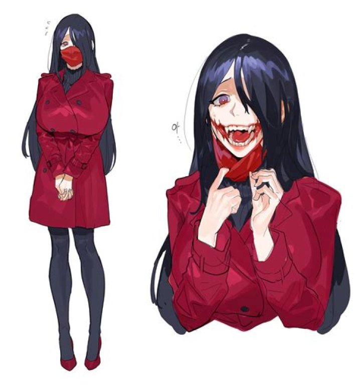 Kuchisake Onna Drawing