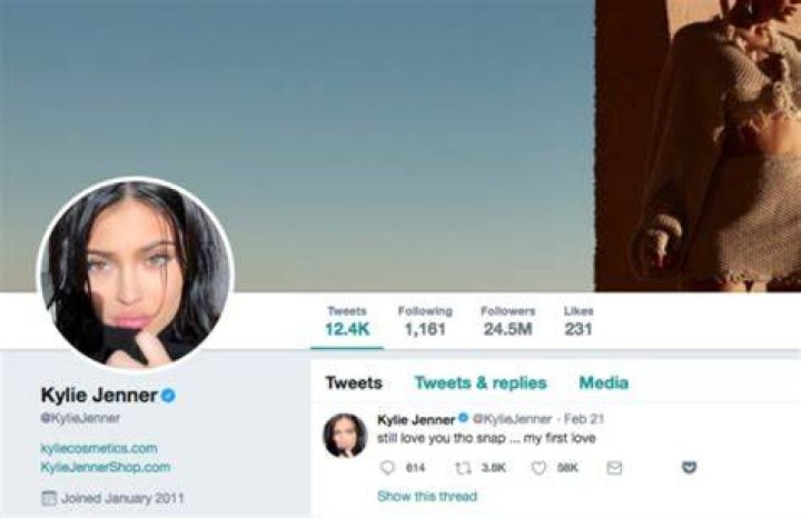 Kylie Jenner tweet