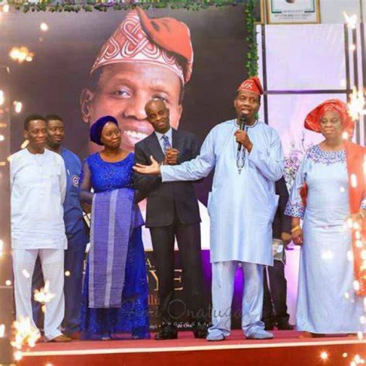 Leke Adeboye and his family