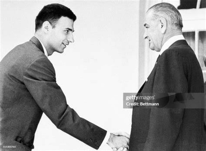 Lyndon Johnson Shaking Hands With An Appalachian Man