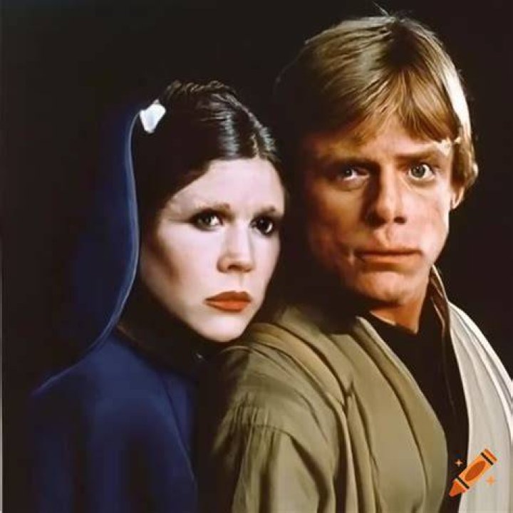 Mark Hamill And Carrie Fisher Have Fun On Set Of Star Wars
