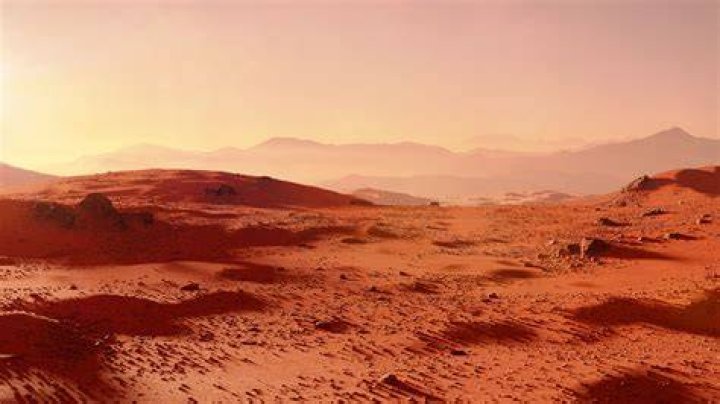 Mars Landscape Abalos Dunes Vertical