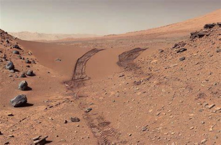 Mars Landscape Face After