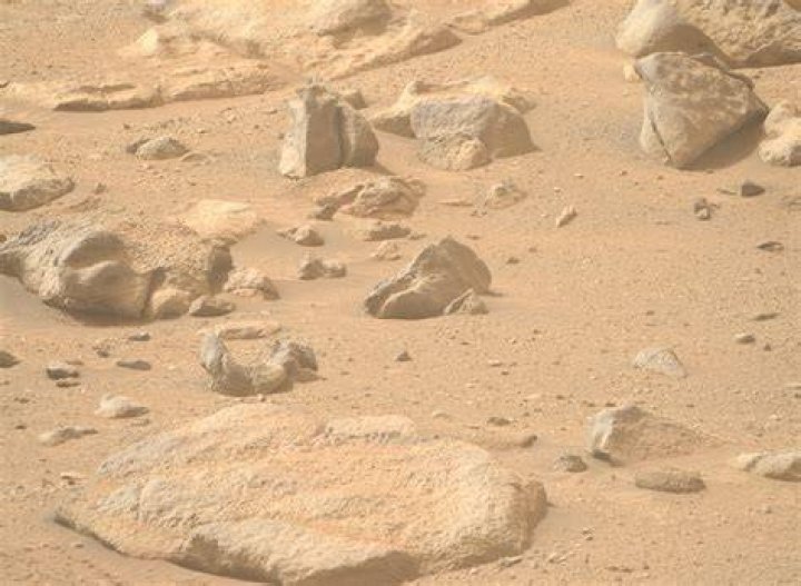 Mars Landscape Face Before