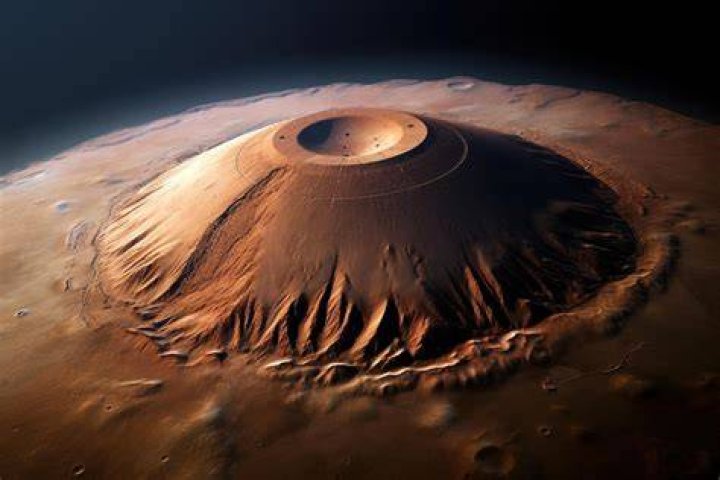 Mars Landscape Olympus Mons