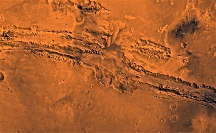 Mars Landscape Valles Marineris
