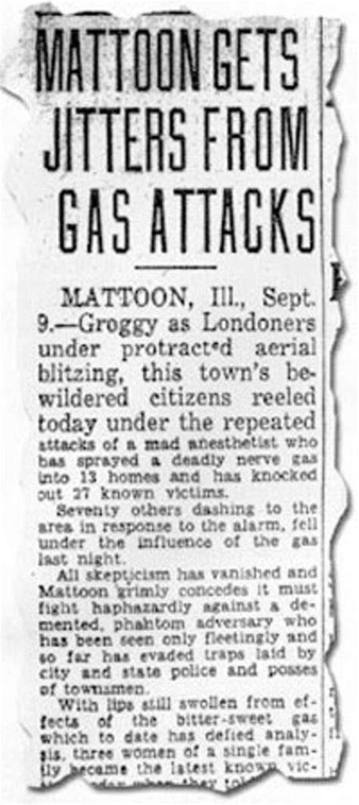 Mattoon Gets Jitters