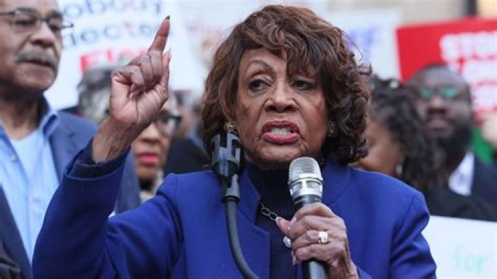 Maxine Waters Holding A Brick Of Cocaine