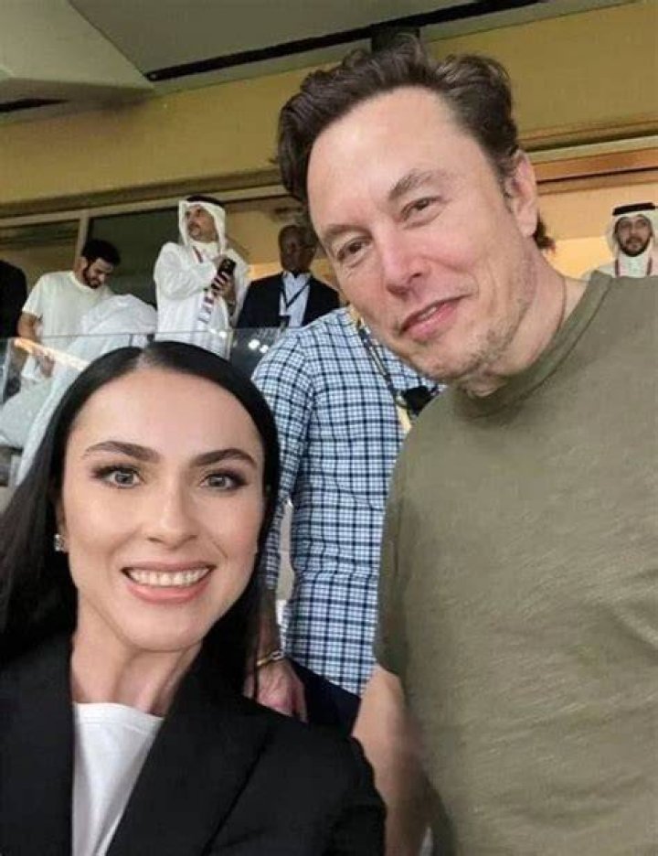 Nailya Asker-Zade and Elon Musk
