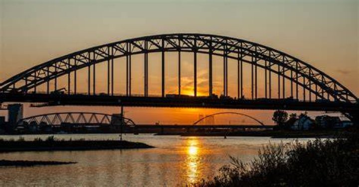 Nijmegen Bridge In The Netherlands