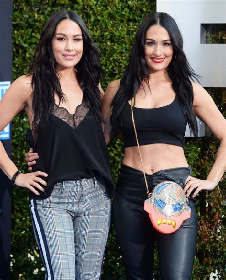 Nikki and Brie Bella with Birdie