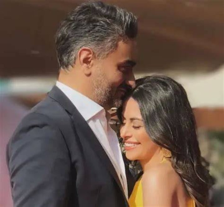 Nina Ali with her husband