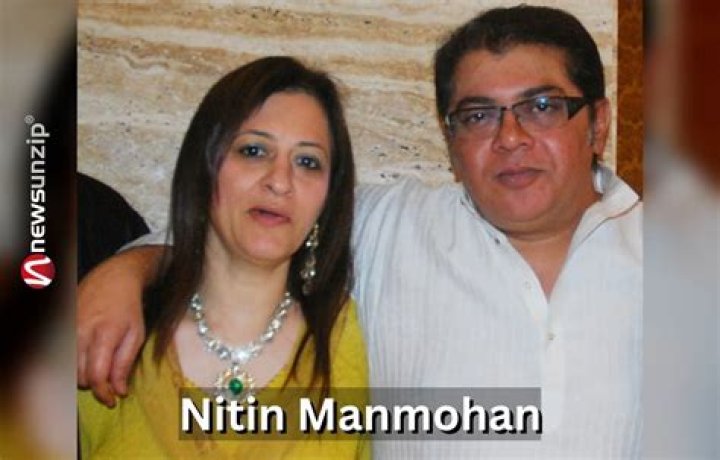 Nitin Manmohan with family
