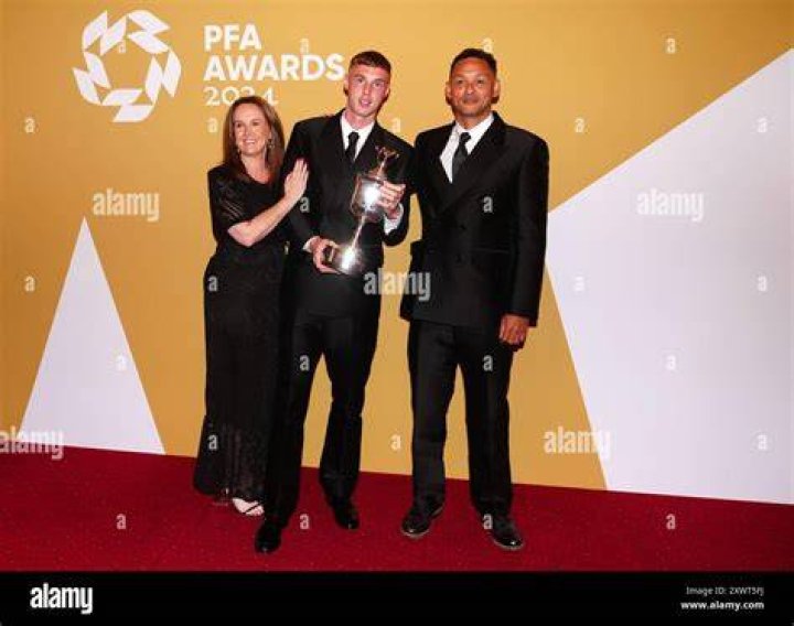 Palmer with his family