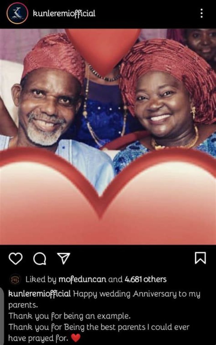 Parents of Kunle Remi