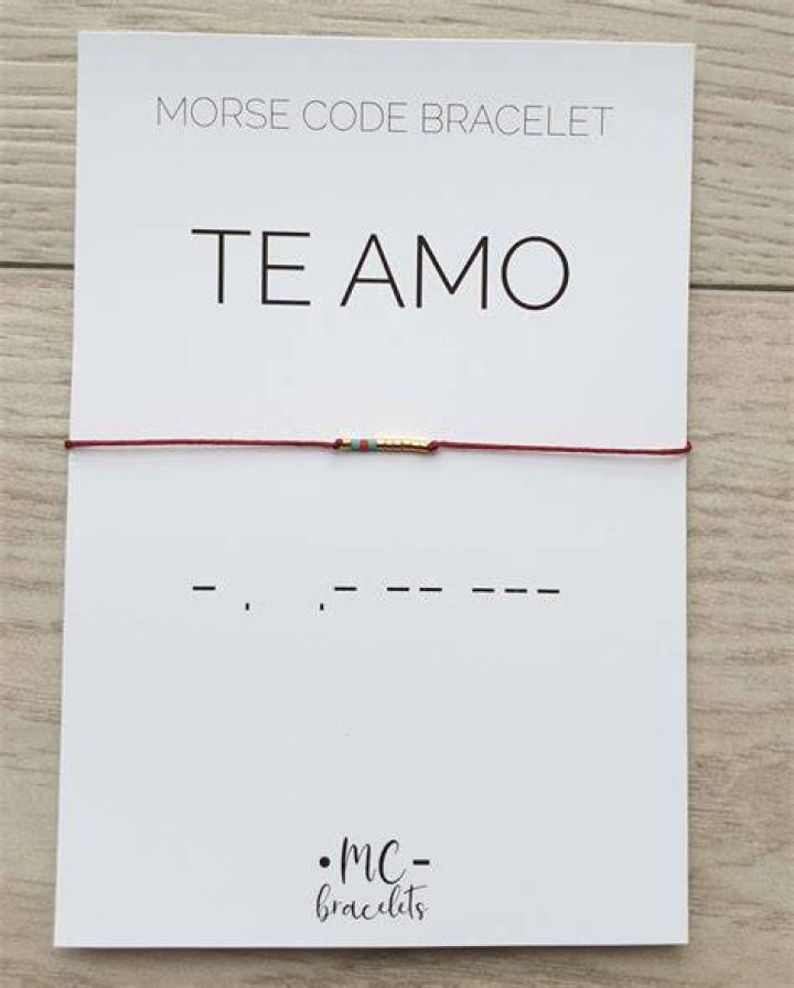 ¿Qué es te amo en código Morse?