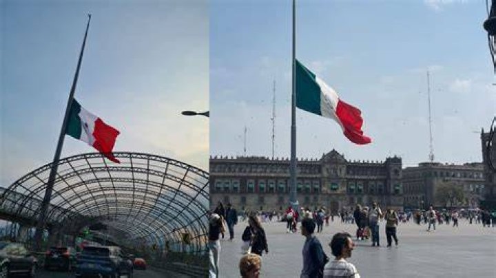 ¿Qué significa cuando la bandera está a la mitad?