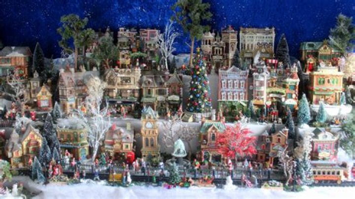 Real Christmas Village Decorations