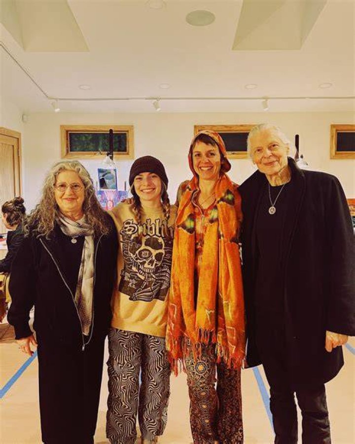 Ruby Salvo with her dad mom and brother
