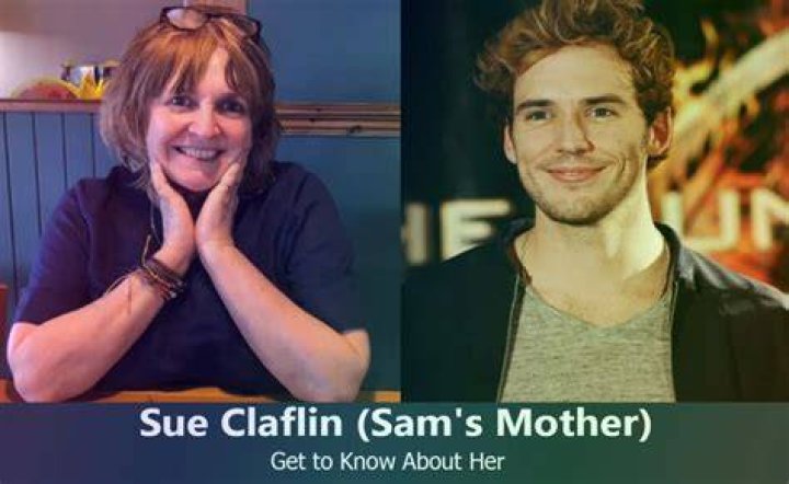 Sam with his mother Sue Palmer